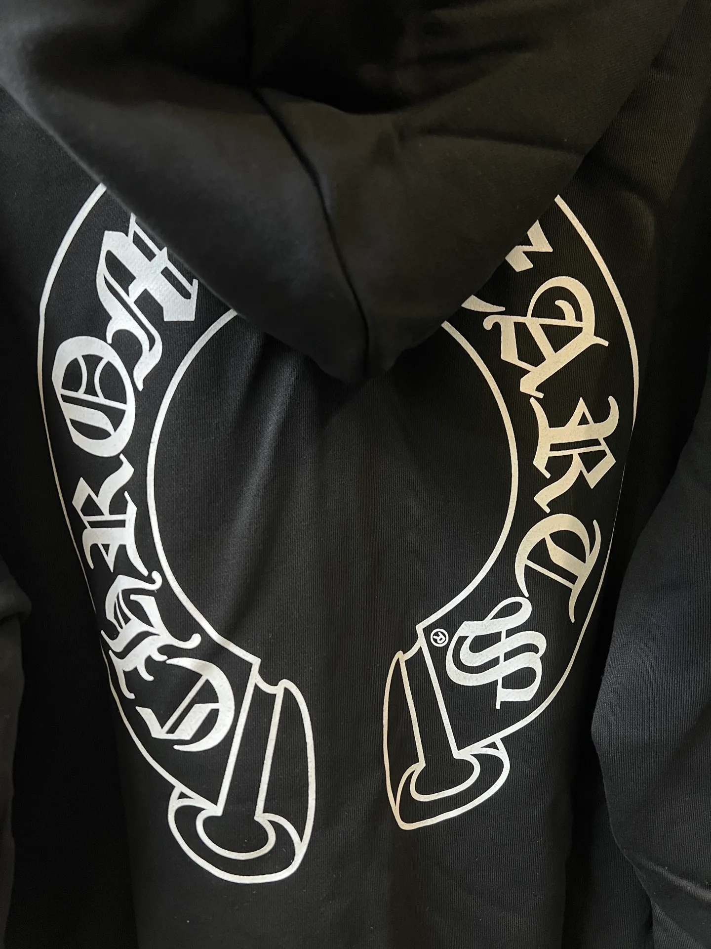 P280 [next day] CHROME HEARTS/Chrome Heart CH 25Ss Miami limited horseshoe hooded zipper jacket (black), same style for men and women, versatile and easy to match Size: s m l xl Detailed sizes can be found in Figure 9